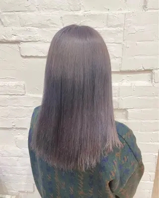 セミロング カラー ヘアアレンジ 【ピンク/韓国ヘア/ ヘアセット】亜海のヘアスタイル