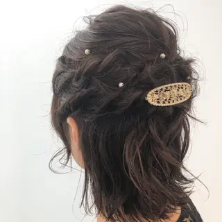 ヘアアレンジ 青とそら いしざかのヘアスタイル