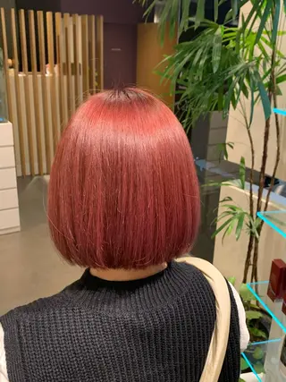 ショート カラー 店長/髪質改善/ ナチュラル/松若 優のヘアスタイル