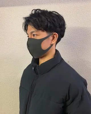 パーマ メンズ ヤマグチ リョウのヘアスタイル