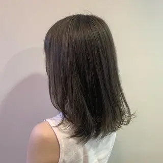 セミロング カラー インナーカラー🧸 suzunaのヘアスタイル
