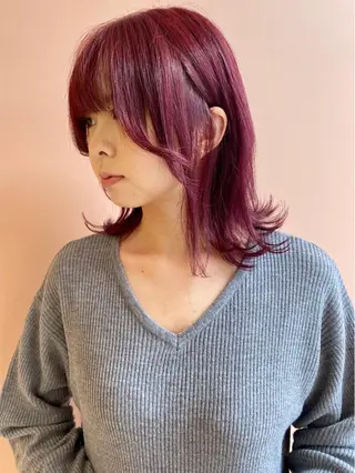 ミディアム カラー welring hair salon所属・welring hair salonのヘアスタイル
