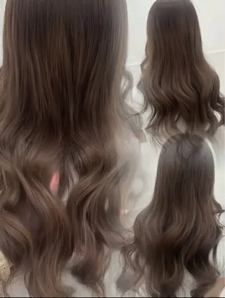 ロング カラー 🎀ちゃん りお🎀のヘアスタイル