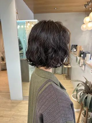 ミディアム パーマ ♥️レイヤー/ボブ/ ♥️minamiのヘアスタイル