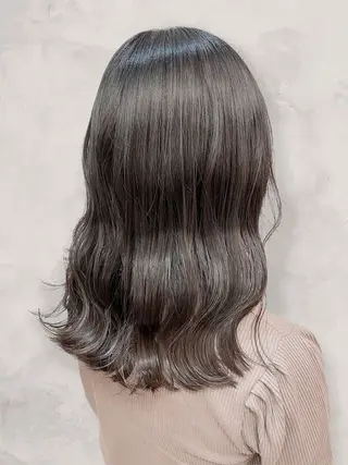 ロング 有村 涼のヘアスタイル