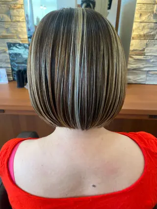 ミディアム カラー ✴︎ヒラガカナ✴︎ ECLAT HAIRのヘアスタイル