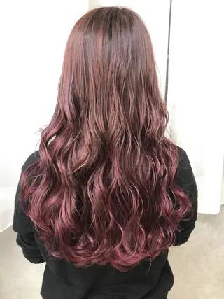 ロング カラー ヘアアレンジ 天野 涼のヘアスタイル