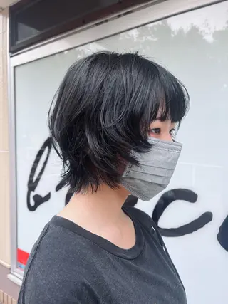 ショート レイヤー/暖色/ 髪質改善/永礼芳果のヘアスタイル