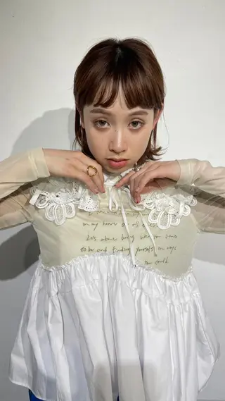 ショート カラー chiharu ボブ/レイヤーのヘアスタイル