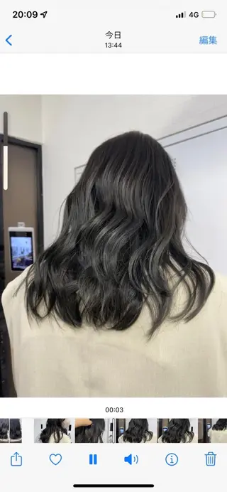 ミディアム カラー Yui. ハイトーン/パーマ/のヘアスタイル