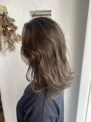 ロング カラー パーマ ヘアアレンジ 美容室 ソンリエのヘアスタイル