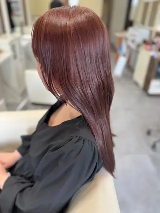 カラー HIROKI/艶カラ ー/くびれショートのヘアスタイル