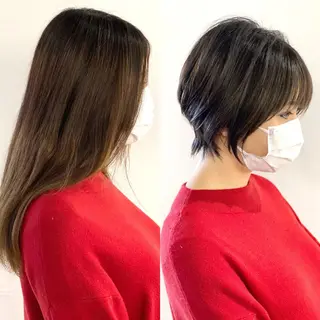 ショート 当日予約🆗ショート /ハイライト/松本のヘアスタイル