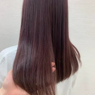 セミロング カラー ウスイ ハルカのヘアスタイル