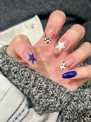 ネイル 波 なみのネイルデザイン