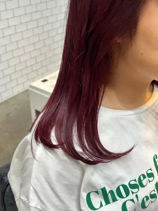 ミディアム カラー ROCCOeast Rukaのヘアスタイル
