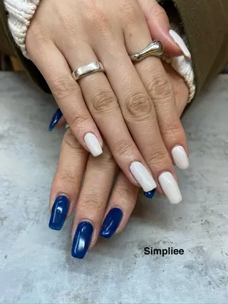 ネイル シンプリー🧚🏻 ワン👗渋谷店もえなのネイルデザイン