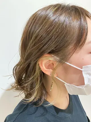 カラー 巻ける縮毛矯正/艶 カラーchika🩵のヘアスタイル