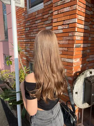 ロング カラー 髪質改善/縮毛矯正/ 艶カラーASAYAのヘアスタイル