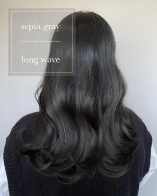 ロング カラー ヘアアレンジ topstylist 芳賀みなみのヘアスタイル