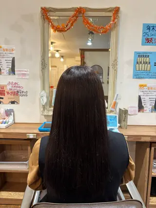 ロング カラー さかむら ななみのヘアスタイル