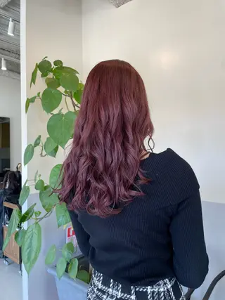 セミロング カラー HaKUmaison ノエ／久屋大通 高岳のヘアスタイル