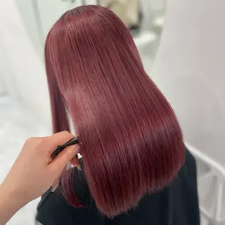 ロング カラー ハイトーン🤍ブロン ド🤍MISAKIのヘアスタイル