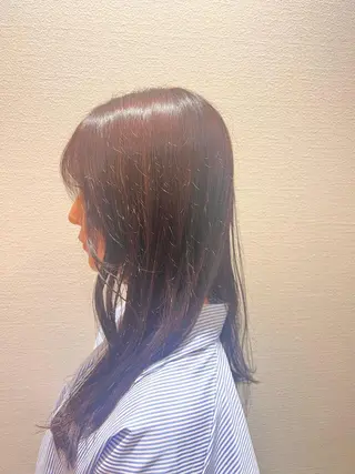 セミロング カラー れいな🌼 ボブ･艶カラー🌼のヘアスタイル