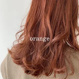 カラー ボブ🍊暖色カラー 浅草【Bob美容師】のヘアスタイル