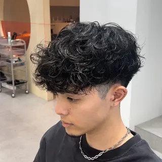 パーマ メンズ 当日予約⭕️ fifth渋谷太田のヘアスタイル