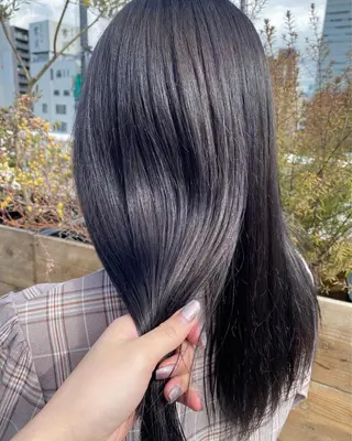 ロング 名駅/艶韓国風ヘア miyabiのヘアスタイル