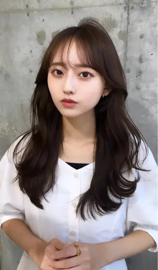 ミディアム カラー 髪質改善サロン Sea shinjuku 新宿南口【シー シンジュク】所属・髪質改善/韓国ヘア レイヤー/新宿/ロミのヘアスタイル