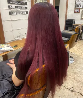 ロング カラー 只野 真衣のヘアスタイル