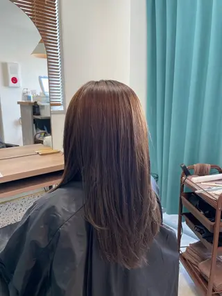 セミロング TELA HAIR守谷所属・登 愛のヘアスタイル