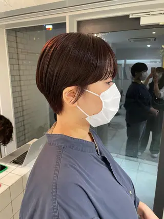 ショート カラー Koto🌿 ブリーチなしカラーのヘアスタイル