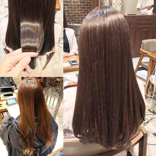 ロング カラー ヘアアレンジ SALOWIN銀座VORT所属・小林 佳祐のヘアスタイル