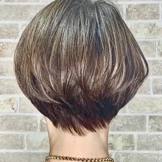 ショート 再現性ショートボブ 木又克美のヘアスタイル