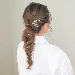 ロング ヘアアレンジ PRIVATE SALON EYES所属・EYES リアのマツエク・マツパデザイン