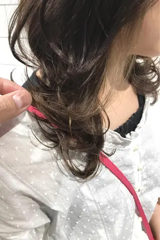 ミディアム カラー 原山 直人のヘアスタイル