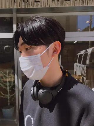 ショート パーマ メンズ メンズパーマ タカキリョウのヘアスタイル