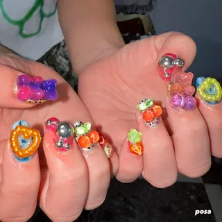 ネイル posa nail モエミのネイルデザイン