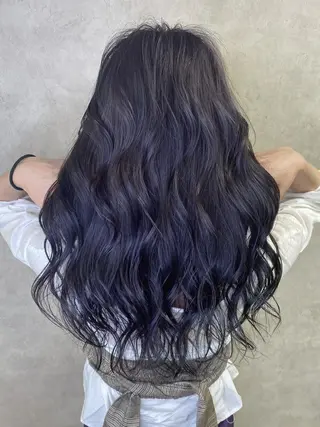 セミロング カラー RIENS♡xrea 山本優舞のヘアスタイル