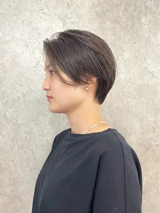 ショート cinq所属・ハイライトカラー ❤︎hirokoのヘアスタイル