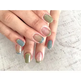 ネイル 𖡼 yumenoのネイルデザイン