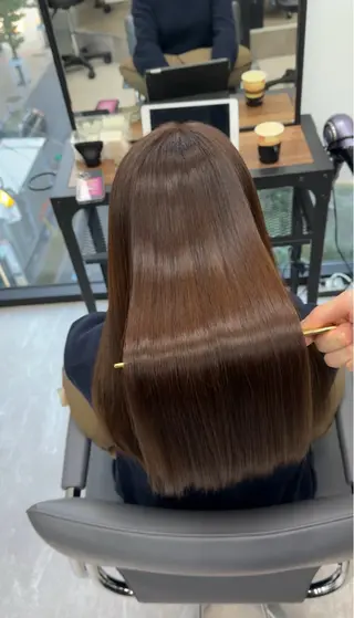 セミロング 髪質改善/韓国風 恵比寿/Renのヘアスタイル