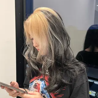 ロング カラー ヘアアレンジ GO TODAY SHAiRE SALON 原宿本店所属・ボブ/レイヤー/ ハッシュカット/河内のヘアスタイル