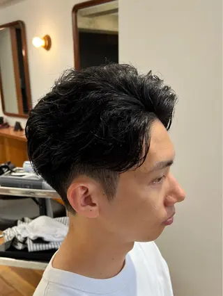 ショート メンズ メンズカット✂️ スキンフェード伊藤陸のヘアスタイル