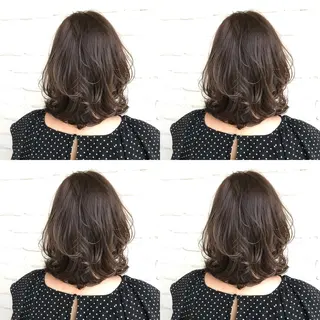 ミディアム カラー 口コミ評価4.9⭐︎ カワナベ マサシのヘアスタイル