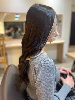 ロング カラー ヨシダ フミノリのヘアスタイル