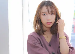 セミロング カラー Culumi所属・Culumi クルミ 松井照雄/梅田茶屋町のヘアスタイル